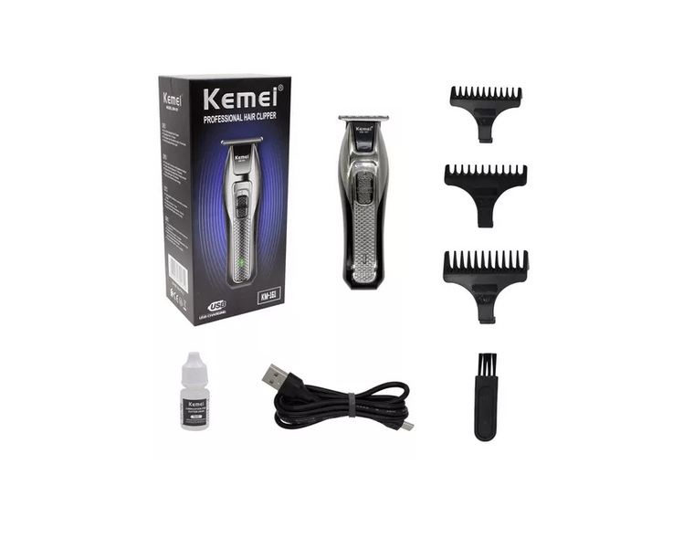 بشاحن يو اس بي اسود km-161 ماكينه حلاقه كيمي 2 بشاحن يو اس بي اسود km-161 ماكينه حلاقه كيمي - الصورة 2