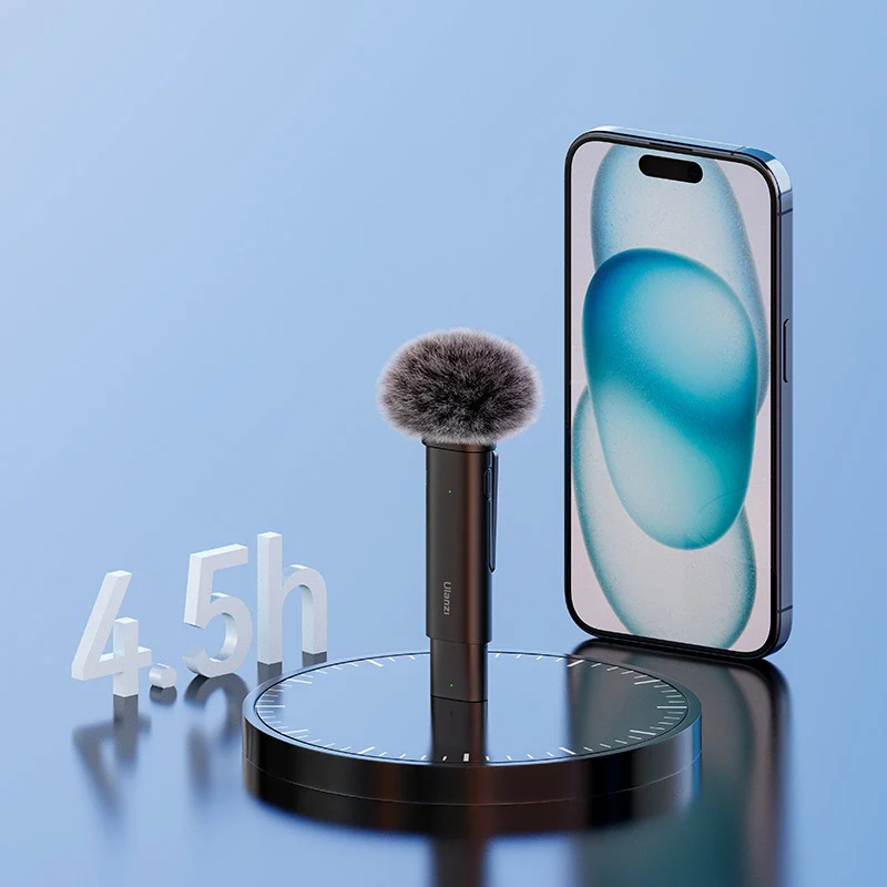 Ulanzi WM-10 Type-C Wireless Clip-on Microphone for Smartphone or Tablet 2 Ulanzi WM-10 Type-C Wireless Clip-on Microphone for Smartphone or Tablet - Image 2