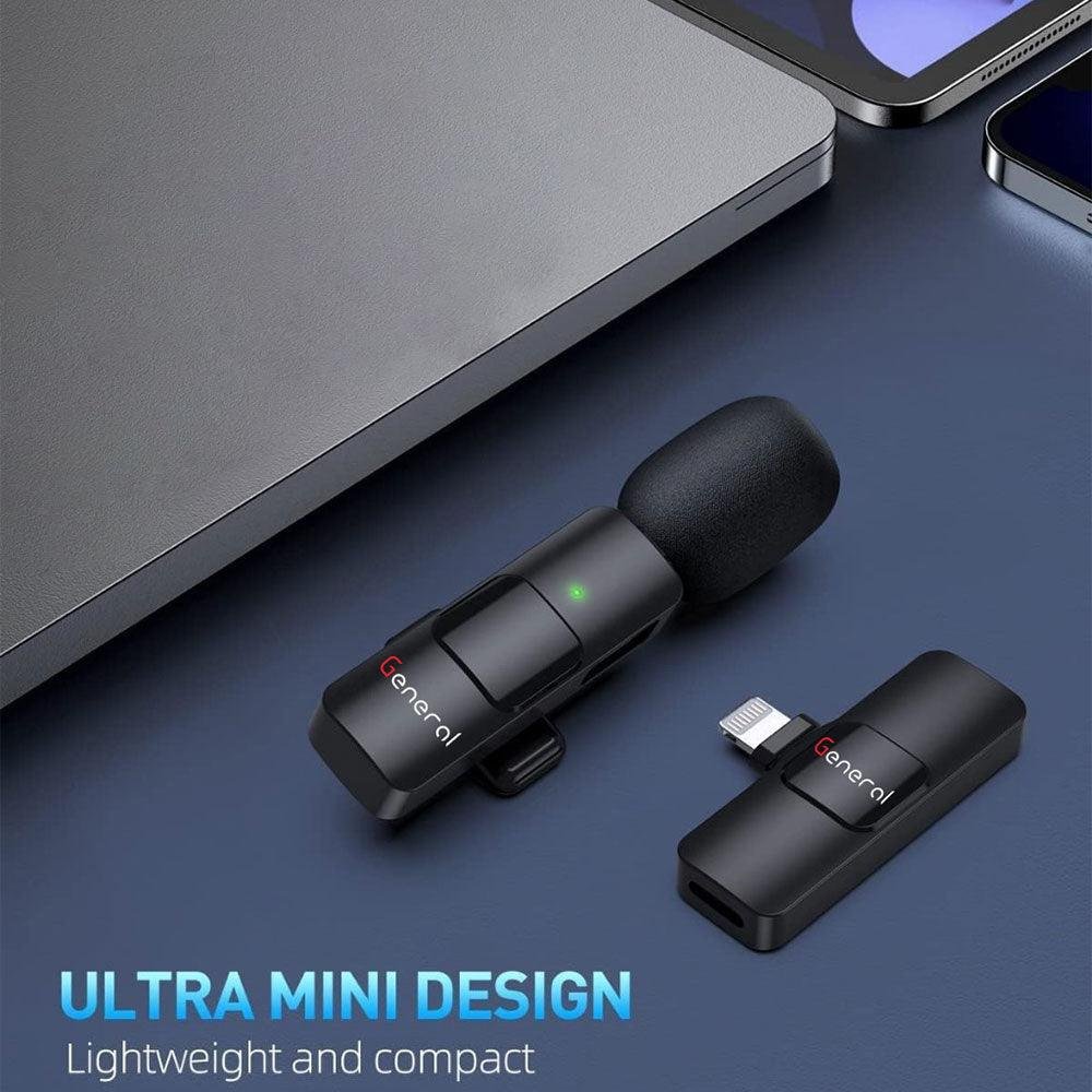 نظام ميكروفون جنرال لاسلكي لايتنينج 2.4 جيجاهرتز G30 4 نظام ميكروفون جنرال لاسلكي لايتنينج 2.4 جيجاهرتز G30 - الصورة 4