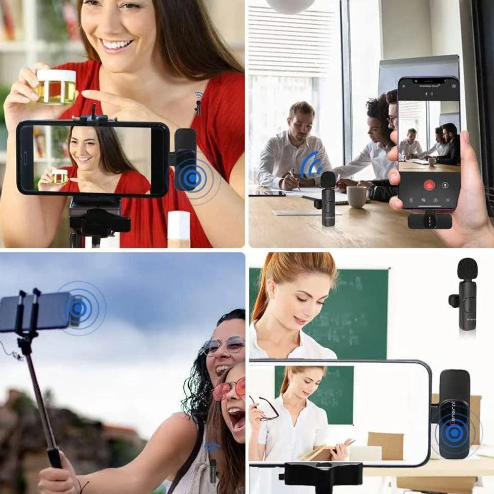 نظام ميكروفون جنرال لاسلكي لايتنينج 2.4 جيجاهرتز G30 2 نظام ميكروفون جنرال لاسلكي لايتنينج 2.4 جيجاهرتز G30 - الصورة 2