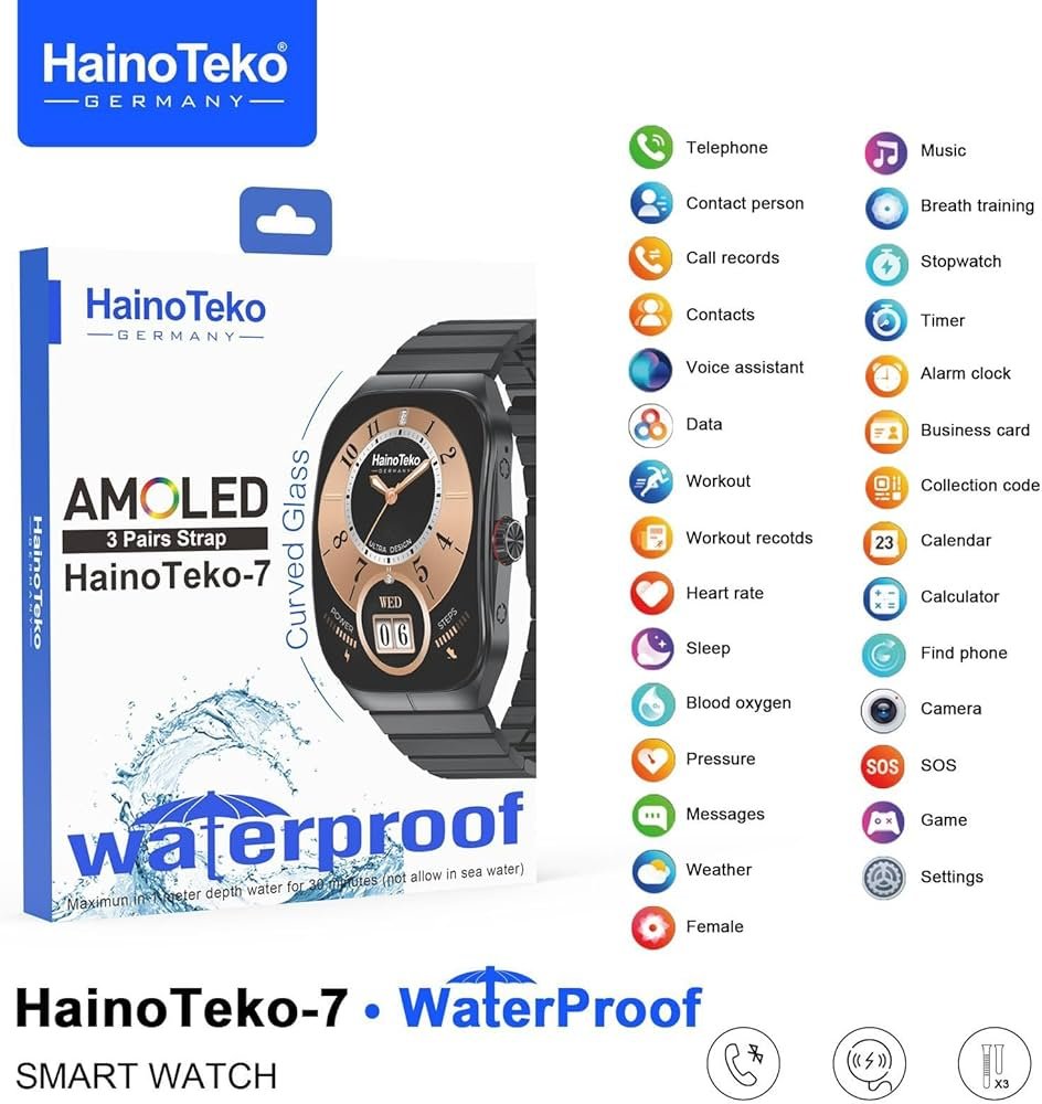 HainoTeko-7 ساعه ذكيه 4 HainoTeko-7 ساعه ذكيه - الصورة 4