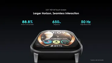 ساعة سمارت اورايمو Watch 5، مقاس 2.01 بوصة، اسود لايت كروم - OSW-805 10 ساعة سمارت اورايمو Watch 5، مقاس 2.01 بوصة، اسود لايت كروم - OSW-805 - الصورة 10