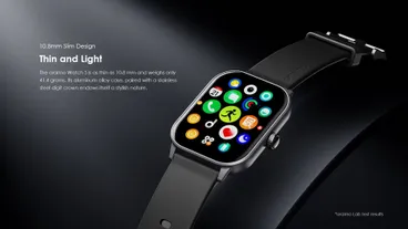 ساعة سمارت اورايمو Watch 5، مقاس 2.01 بوصة، اسود لايت كروم - OSW-805 9 ساعة سمارت اورايمو Watch 5، مقاس 2.01 بوصة، اسود لايت كروم - OSW-805 - الصورة 9