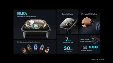 ساعة سمارت اورايمو Watch 5، مقاس 2.01 بوصة، اسود لايت كروم - OSW-805 11 ساعة سمارت اورايمو Watch 5، مقاس 2.01 بوصة، اسود لايت كروم - OSW-805 - الصورة 11