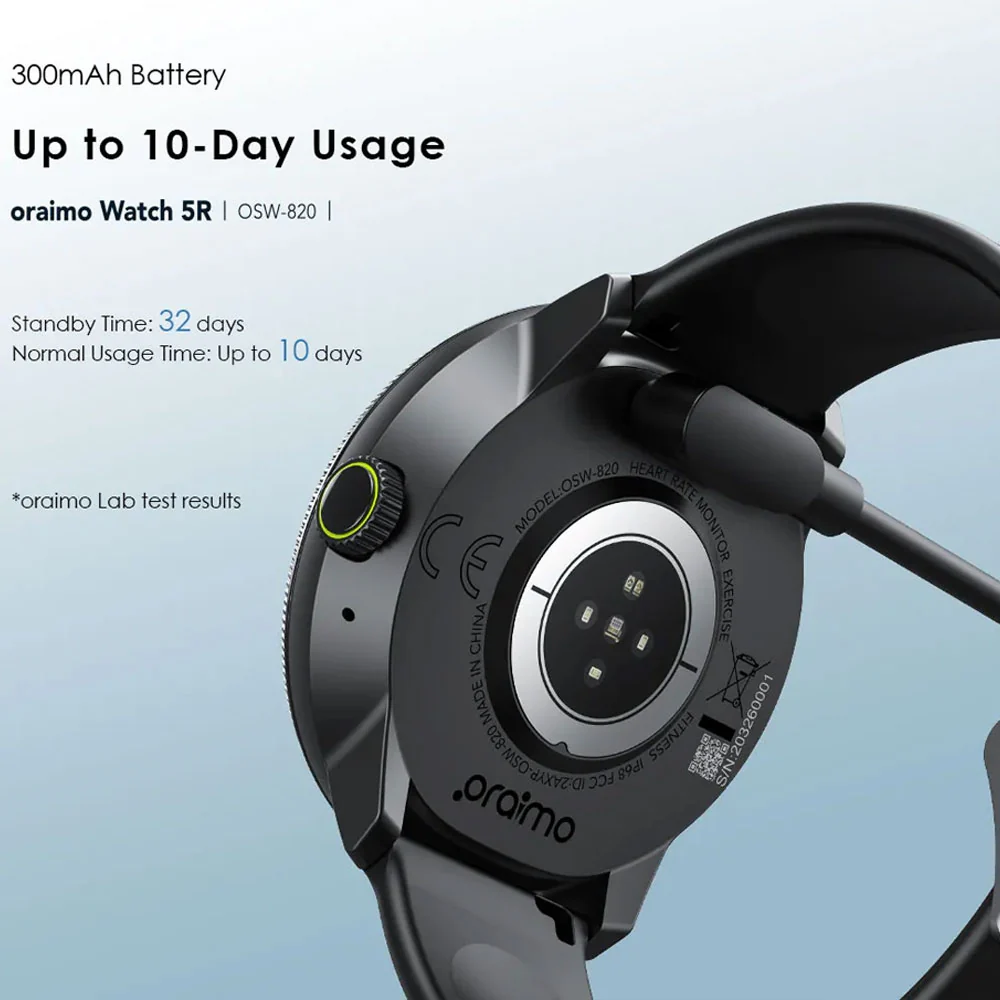 Oraimo Watch 5R Pro – AMOLED Smart Watch – Black 8 OraimoWatch5ROSW