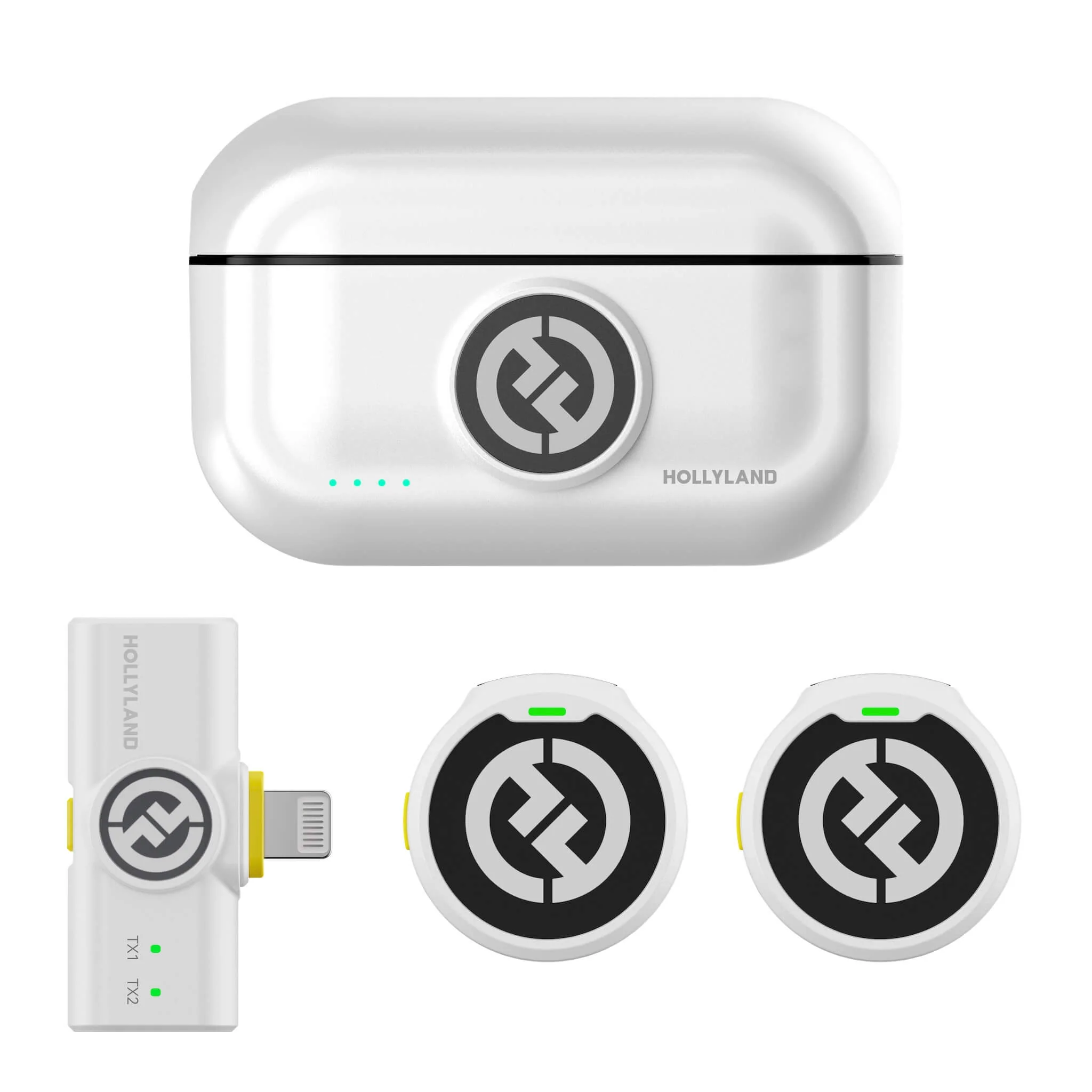 ميكروفون Hollyland Lark M2 وايرلس لافالير – اللون الأبيض | أرخص سعر في مصر 4 ميكروفون Hollyland Lark M2 وايرلس لافالير – اللون الأبيض | أرخص سعر في مصر - الصورة 4