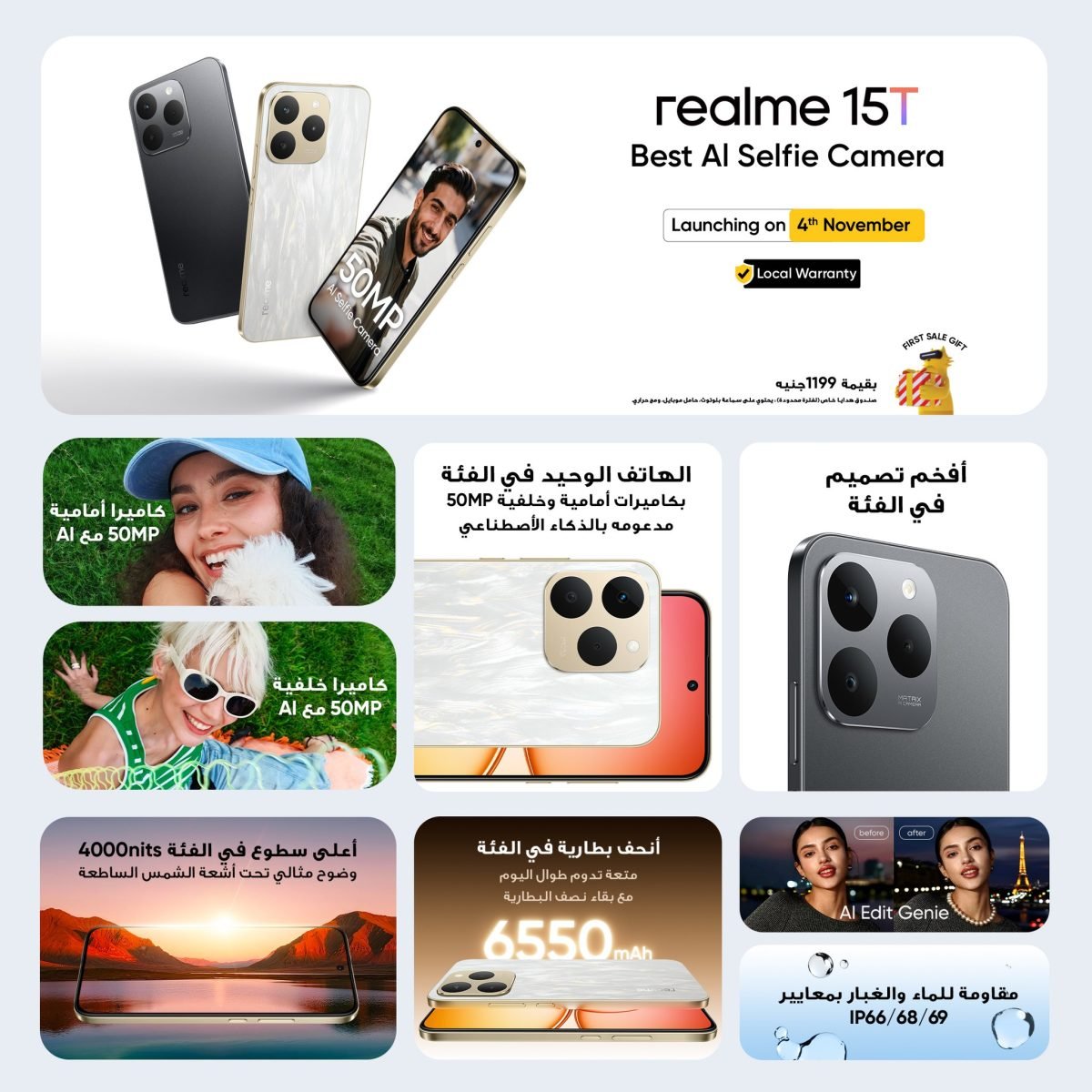 ريلمي 15T, ريلمي 15T 5G, سعر ريلمي 15T في مصر, مواصفات ريلمي 15T, موبايل ريلمي 15T الجديد, ريلمي 15T في مصر, بطارية تيتان, كاميرا ريلمي 15T, كاميرا بالذكاء الاصطناعي, موبايل ريلمي 5G, ريلمي 15T ضد المياه, ريلمي 15T شحن سريع, ريلمي 15T شاشة AMOLED, معالج Dimensity 6400, أفضل موبايل فئة متوسطة, موبايل بكاميرا 50 ميجا, أفضل موبايل للالعاب في الفئة المتوسطة, موبايل ريلمي بضمان رسمي, ريلمي 15T الافوكاتو موبايل, سعر موبايل ريلمي 15T, ريلمي 15T مصر, ريلمي 15T القاهرة, موبايلات ريلمي الجديدة 2025, ريلمي 15T أداء قوي, ريلمي 15T بطارية كبيرة, ريلمي 15T شاشة سطوع عالي, ريلمي 15T مقاوم للمياه, ريلمي 15T كاميرا سيلفي 50 ميجا, شراء ريلمي 15T, موبايلات ريلمي في مصر, ريلمي 15T ضمان مصر