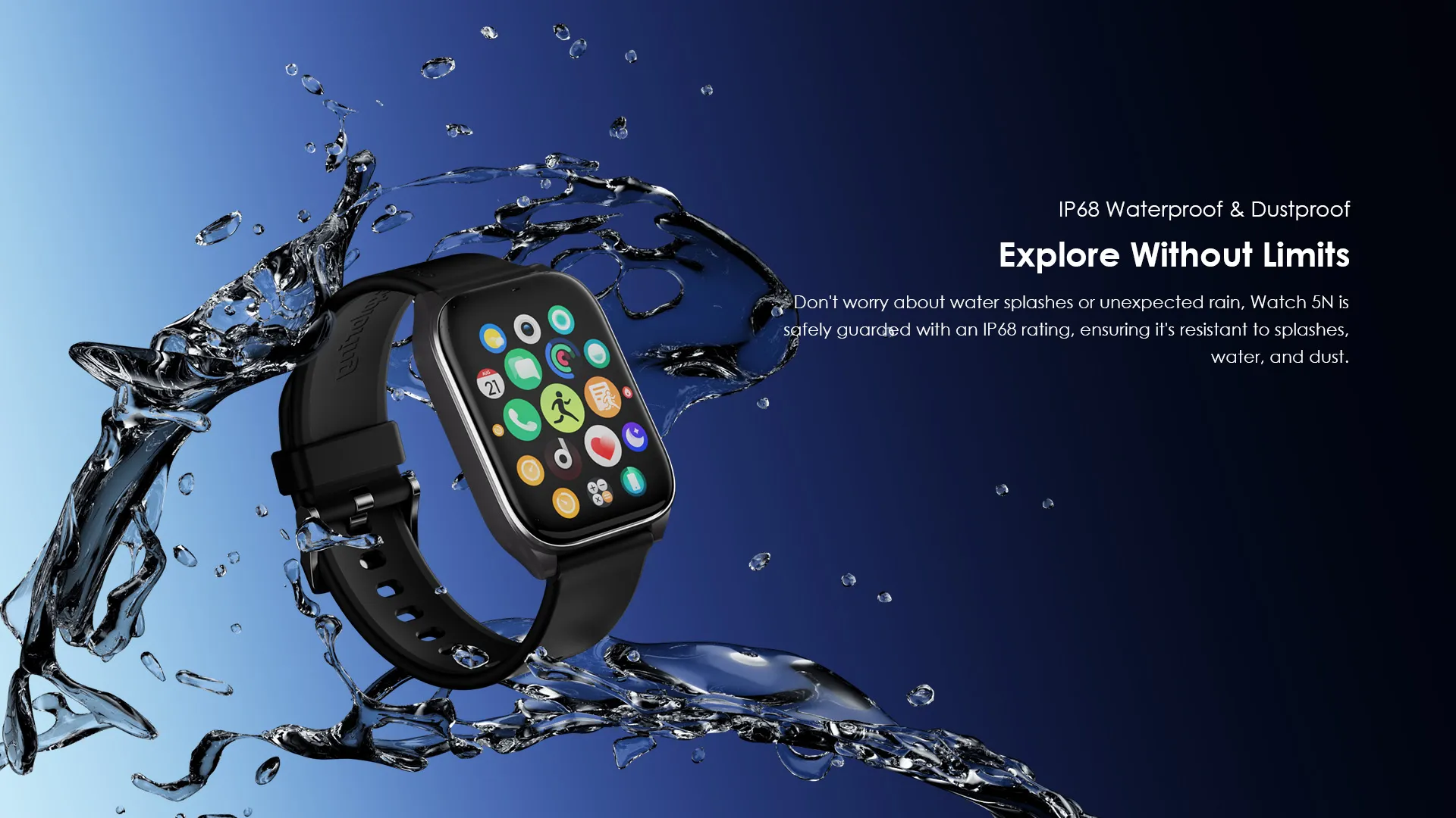 Oraimo Watch 5N Smart Watch (OSW-806N) – Wireless Calling, 2.01″ Full Touch Display, IP68 Waterproof – Best Price in Egypt 17
