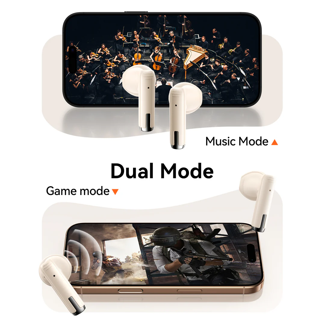 سماعات JOYROOM JR-PB3 لاسلكية – Bluetooth 5.4 وENC للمكالمات و65ms للألعاب | أفضل سعر في مصر 6 سماعات JOYROOM JR-PB3 لاسلكية – Bluetooth 5.4 وENC للمكالمات و65ms للألعاب | أفضل سعر في مصر - الصورة 6