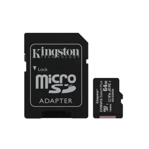 Kingston Canvas Select Plus 64GB, Kingston microSD 64GB, memory card 64GB Egypt, microSD Full HD , Kingston Canvas Select Plus 64GB microSD Card