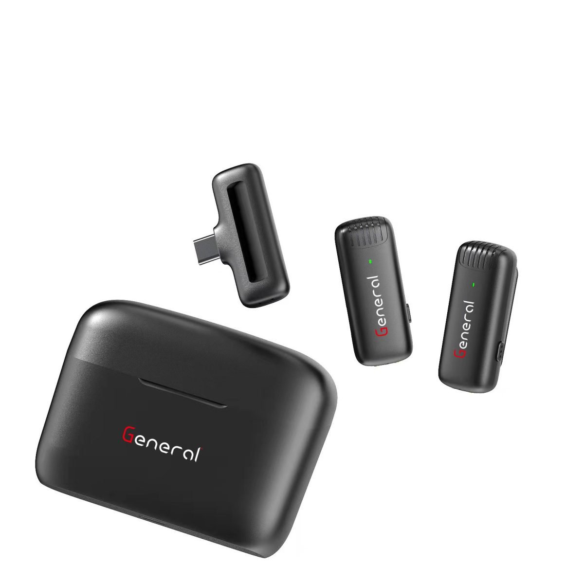 General GM39, General GM39 wireless microphone, General GM39 USB-C microphone, USB-C wireless microphone, wireless lavalier microphone USB-C, General wireless mic Egypt, GM39 microphone price Egypt, wireless microphone under 1500 EGP, plug and play wireless microphone, budget wireless microphone for mobile