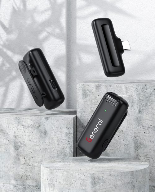 General GM39 2.4GHz Wireless Microphone USB-C – Noise Reduction, 50m Range 3 General GM39 2.4GHz Wireless Microphone USB-C – Noise Reduction, 50m Range - Image 3
