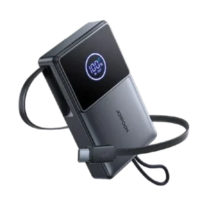 Joyroom power bank, Joyroom JR-PR1, 10000mAh power bank, mini power bank, fast charging power bank, 22.5W power bank, power bank with built-in cable, Type-C power bank, portable power bank, Joyroom original power bank, compact power bank Egypt, travel power bank