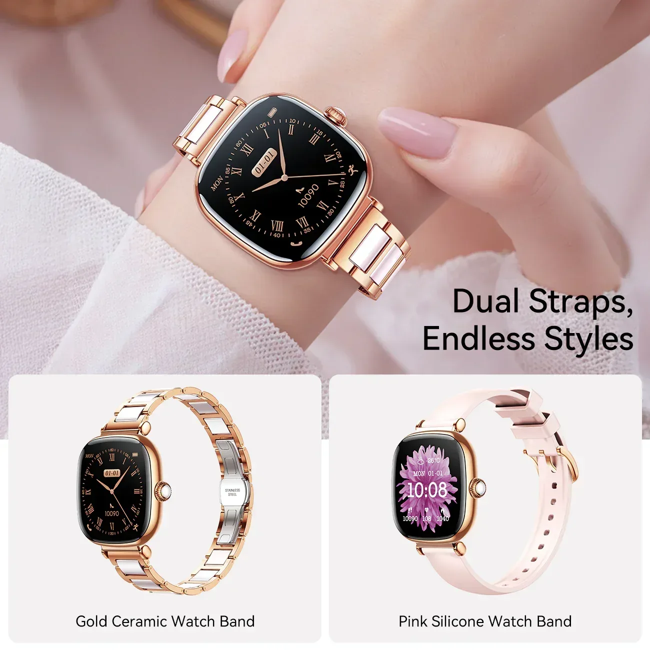 JoyroomLadySmartWatch Answer MakeCallJR FS1Three Egypt.com 1