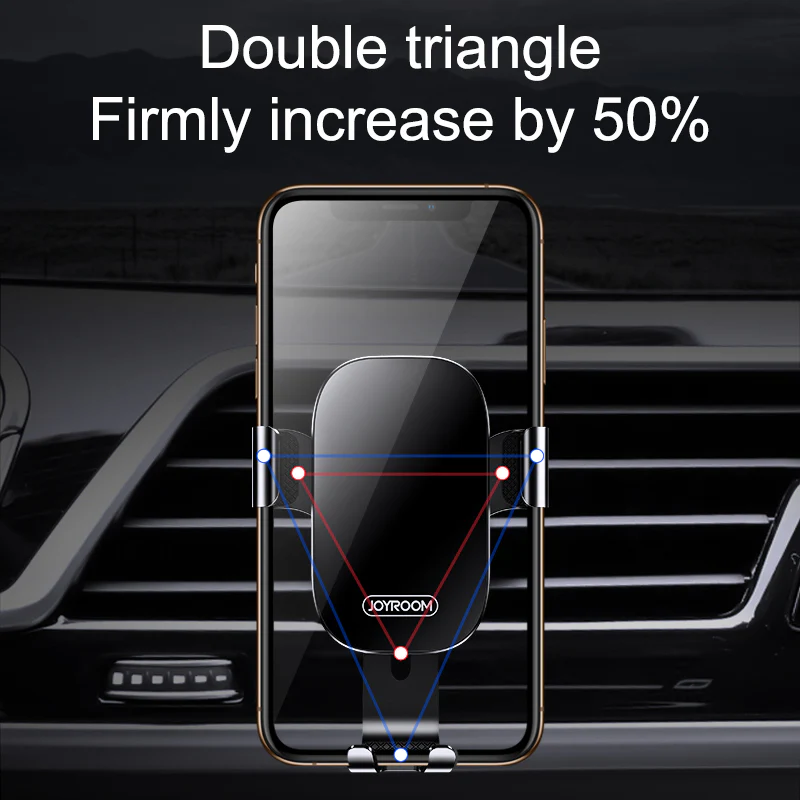 JOYROOM JR-ZS198 Air Vent Gravity Phone Holder 360° – Best Price in Egypt 5 JOYROOM JR-ZS198 Air Vent Gravity Phone Holder 360° – Best Price in Egypt - Image 5