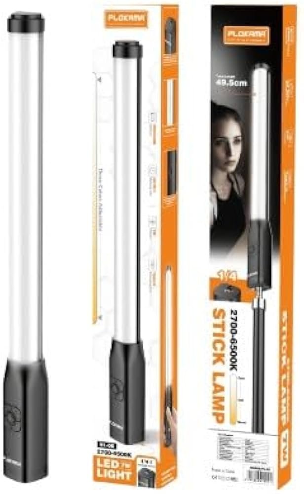 PLOKAMA VL-06 Stick LED Light 7W 2700-6500K Rechargeable – Best Price in Egypt 3 PLOKAMA VL-06 Stick LED Light 7W 2700-6500K Rechargeable – Best Price in Egypt - Image 3