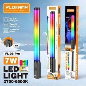 عصا إضاءة RGB بلوكاما VL-06 Pro بطول 49.5 سم – إضاءة تصوير احترافية قابلة للشحن بمنفذ Type-C 4 عصا إضاءة RGB بلوكاما VL-06 Pro بطول 49.5 سم – إضاءة تصوير احترافية قابلة للشحن بمنفذ Type-C - الصورة 4