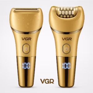 VGR V-753, lady epilator, women's epilator, electric hair remover, waterproof epilator, rechargeable lady shaver, cordless epilator, VGR hair removal device, epilator for women, lady grooming device