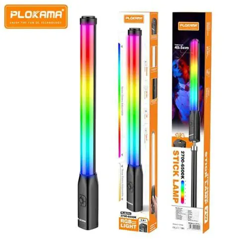 عصا إضاءة RGB بلوكاما VL-06 Pro بطول 49.5 سم – إضاءة تصوير احترافية قابلة للشحن بمنفذ Type-C 5 عصا إضاءة RGB بلوكاما VL-06 Pro بطول 49.5 سم – إضاءة تصوير احترافية قابلة للشحن بمنفذ Type-C - الصورة 5