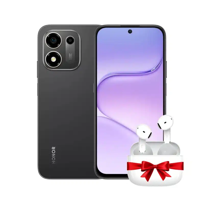 هونر X7e Plus 5G رام 6 جيجابايت مساحة 128 جيجابايت - بطارية 8100 مللي أمبير - شحن سريع 45 واط - ضمان محلي 12 شهر - أفضل سعر في مصر 1 HONOR X7e Plus 5G 6GB RAM 128GB Front View
